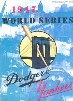 1947 World Series Program - Ebbets Field